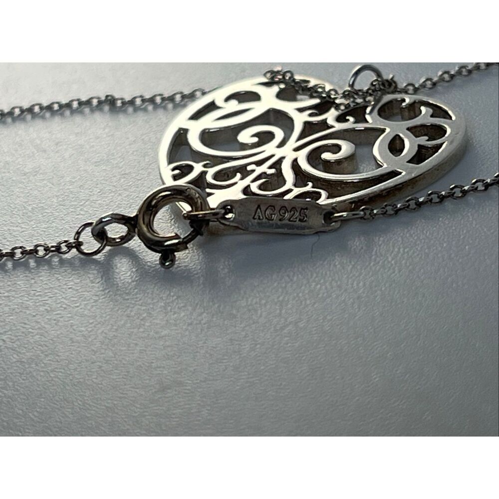Tiffany & Co. Sterling Silver Enchant Heart Necklace - 20” - Picture 11 of 16